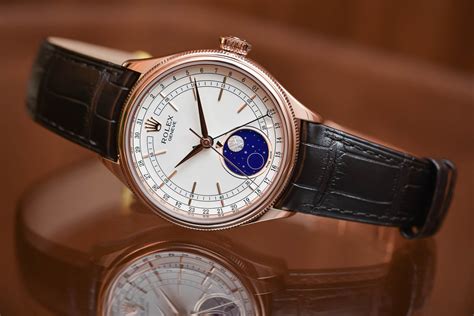 rolex moonphase triple calendar|rolex cellini moonphase review.